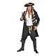 Piratenmantel luxe zwart