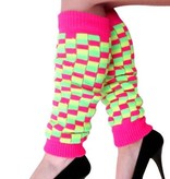 Beenwarmers neon geblokt