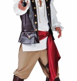 Piratenkostuum man elite 4-delig