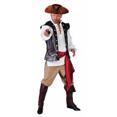 Piratenkostuum man elite 4-delig