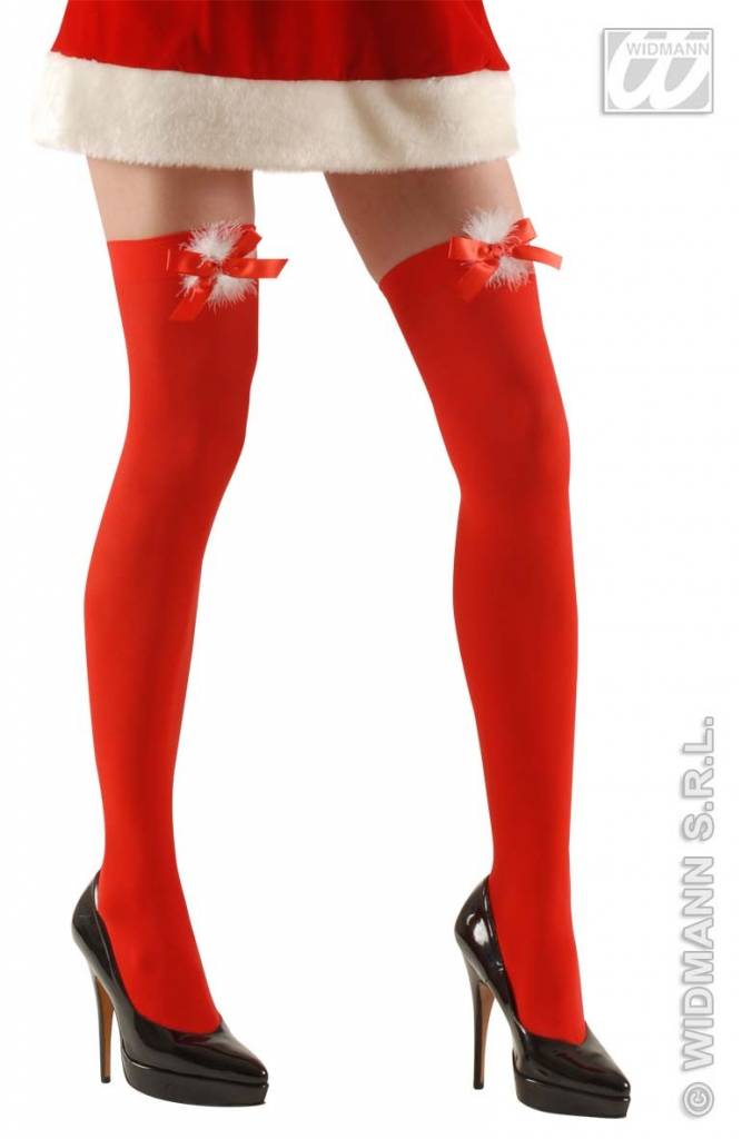 Hoge kousen miss santa 70den afbeelding