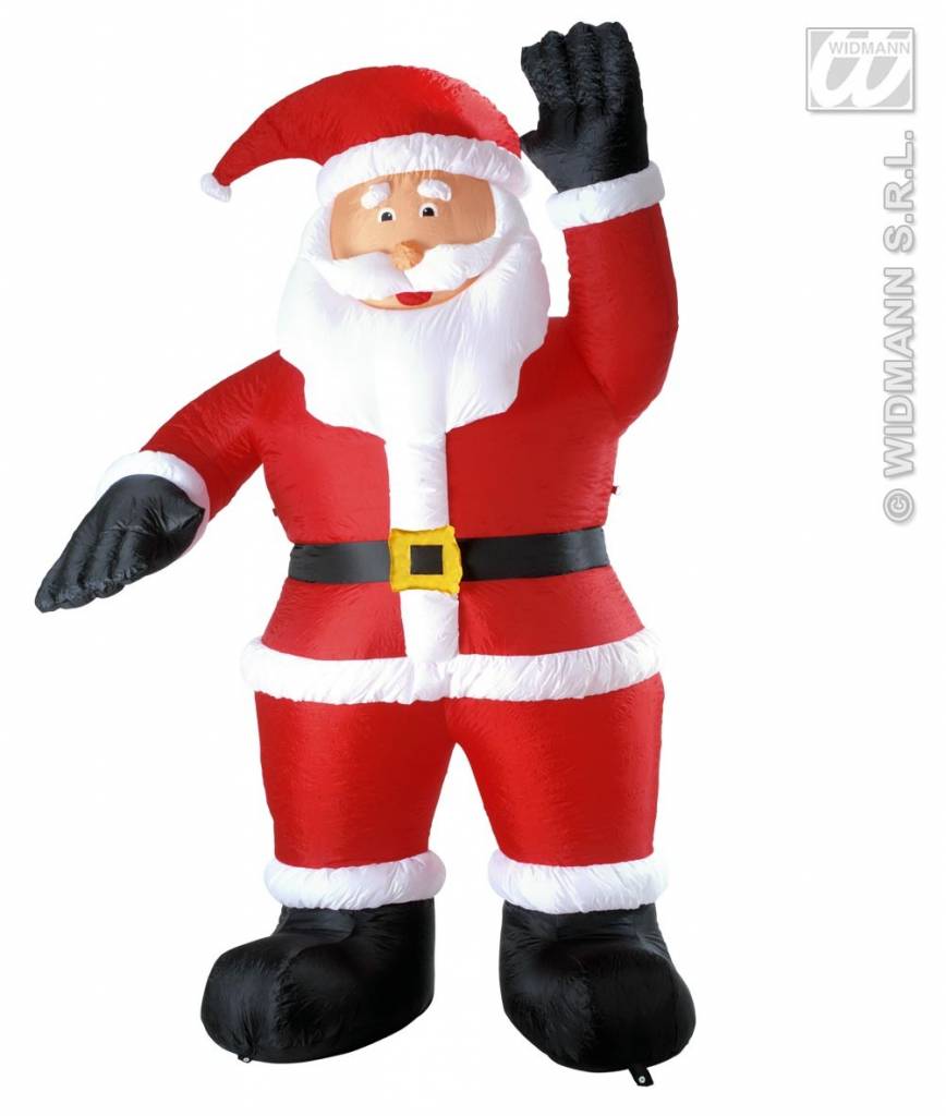 Opblaasbare kerstman 244cm, gebruik binnen en buiten