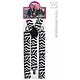 Bretels zebra zwart/wit