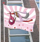 Raamvlag Geboorte Meisje - 60x90cm