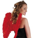 Engelen vleugel rood 50x50cm