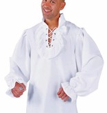 Piratenblouse wit elite