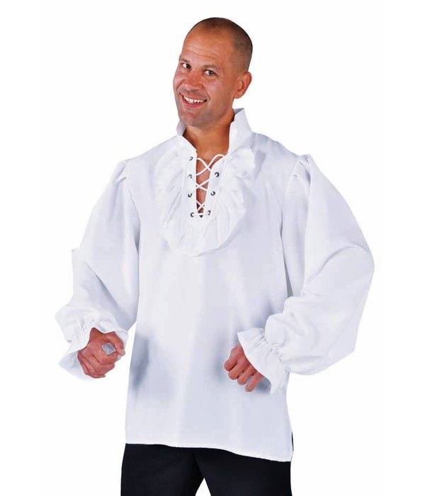 Piratenblouse wit elite