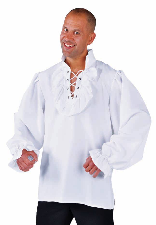 Piratenblouse wit elite afbeelding