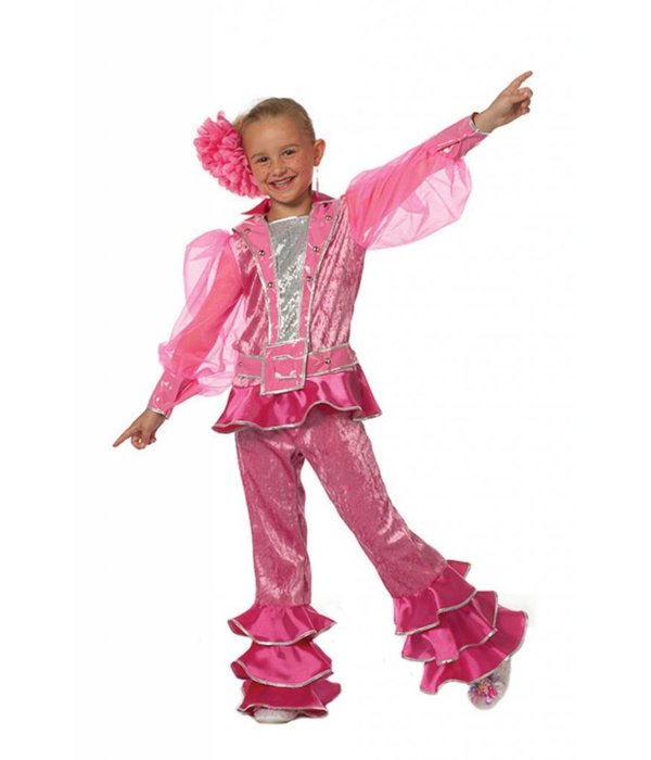 Mama Mia kostuum kind roze