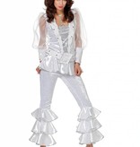 Mama Mia kostuum luxe wit