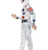 Spaceman ruimtevaart kostuum kind