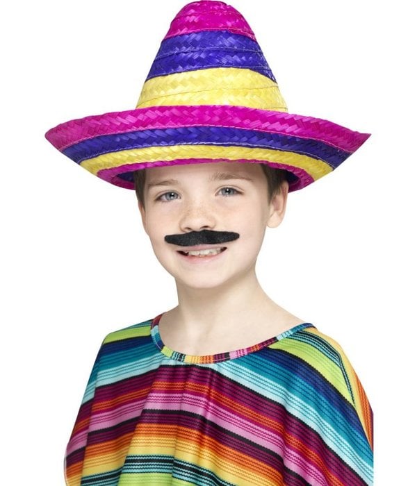 Sombrero hoed kind multikleur