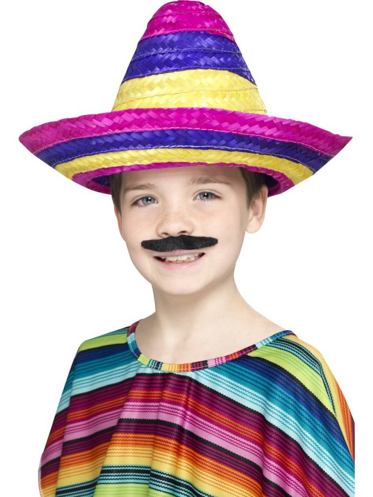 Sombrero hoed kind multikleur