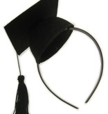 Afstudeerhoedje mini op hoofdband