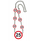25 Jaar Verkeersbord Ketting