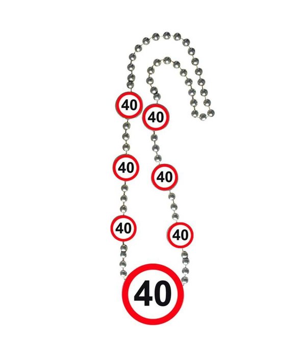 40 Jaar Verkeersbord Ketting