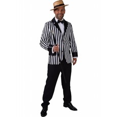 Colbert streep zwart/wit elite