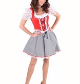 Dirndl Nicky rood populair