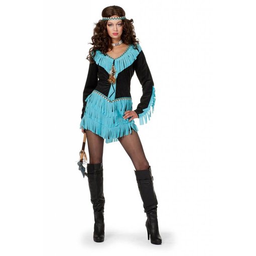 Indiaanse Wishbone kostuum vrouw