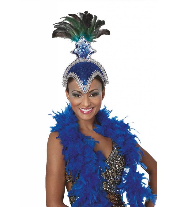 Samba hoofdtooi blauw