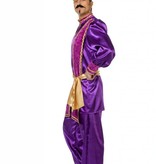 Sultan kostuum paars luxe