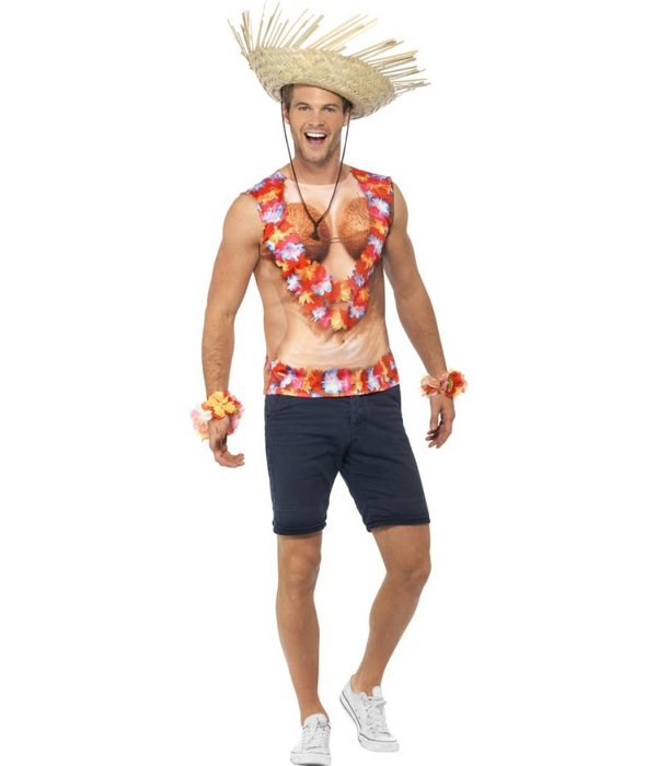 Hawaii shirt mouwloos