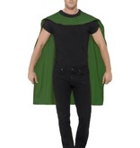 Superhero Cape met masker groen