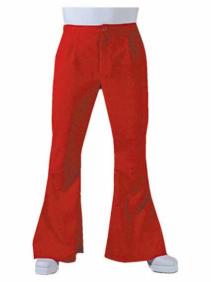 Hippie Disco broek rood man