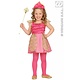 Kleine roze prinses kostuum