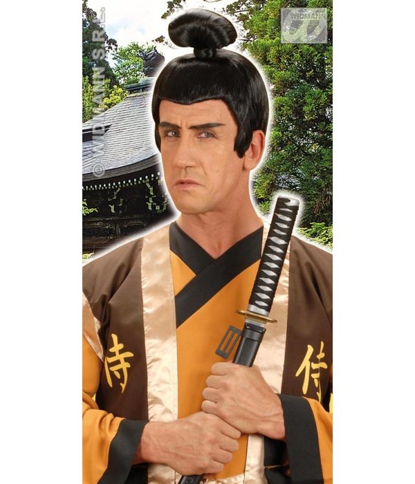 Pruik Samurai kort