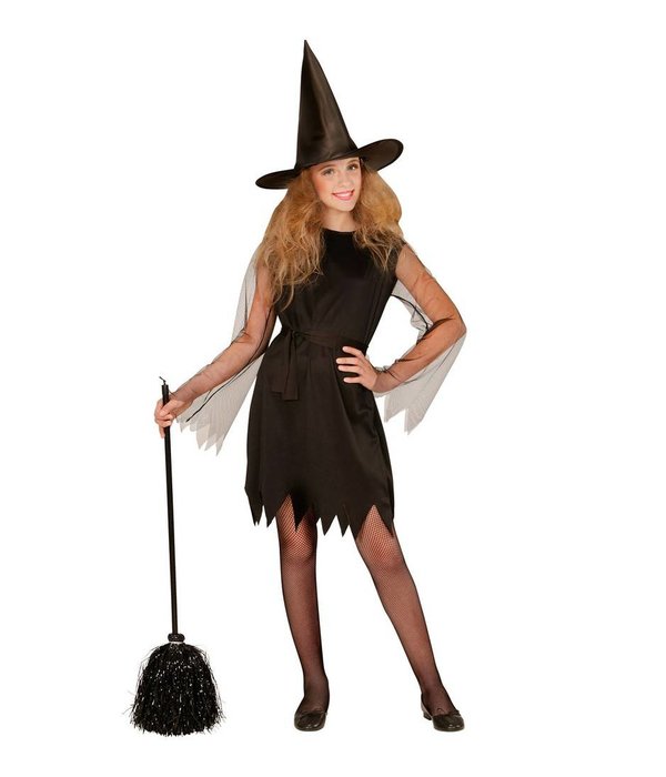 Heks meisje kostuum