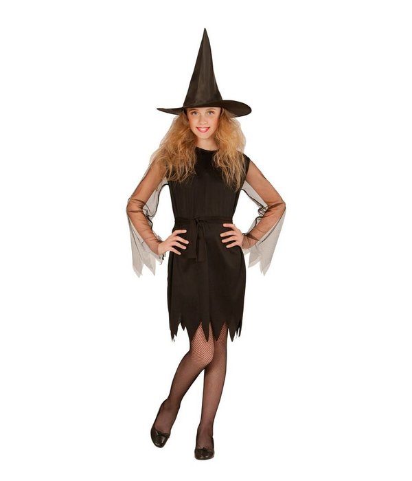 Heks meisje kostuum