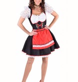 Tiroolse dame Salzburg rood