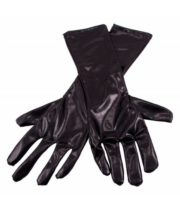 Handschoenen metallic zwart