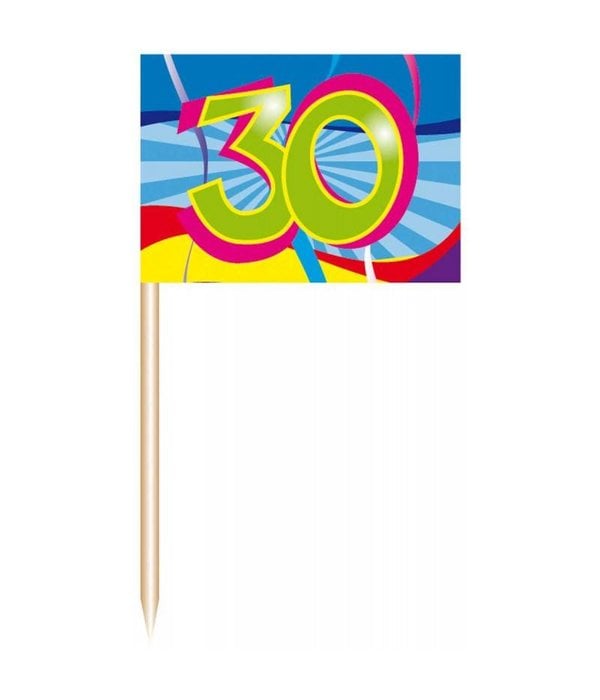 30 Jaar Prikkers Swirls - 50 stuks