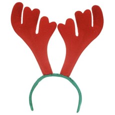 Rendier diadeem rood/groen