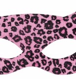 Oogmasker roze luipaard