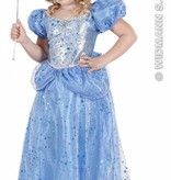 Prinses-Fee blauw kostuum