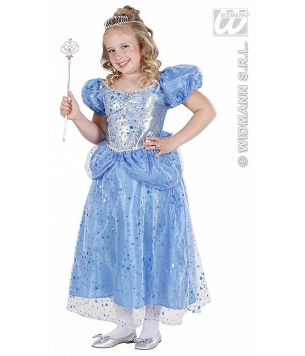 Prinses-Fee blauw kostuum