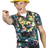 Realistisch foto Hawaii shirt tourist