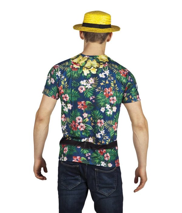 Realistisch foto Hawaii shirt tourist