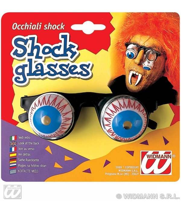 Bril met uitpuilende ogen