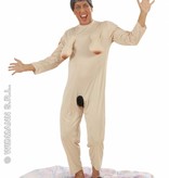 Exhibitionist Oma kostuum satijn