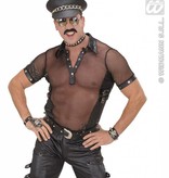 Net T-shirt zwart man