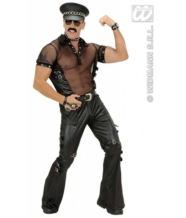 Net T-shirt zwart man