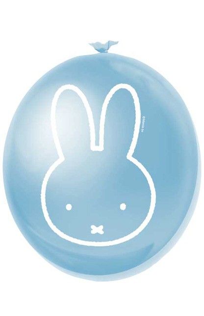 Ballonnen geboorte Nijntje jongen afbeelding