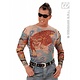 Tattoo shirt tijger en draak