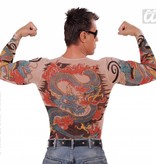 Tattoo shirt tijger en draak