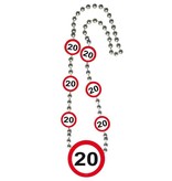20 Jaar Verkeersbord Ketting