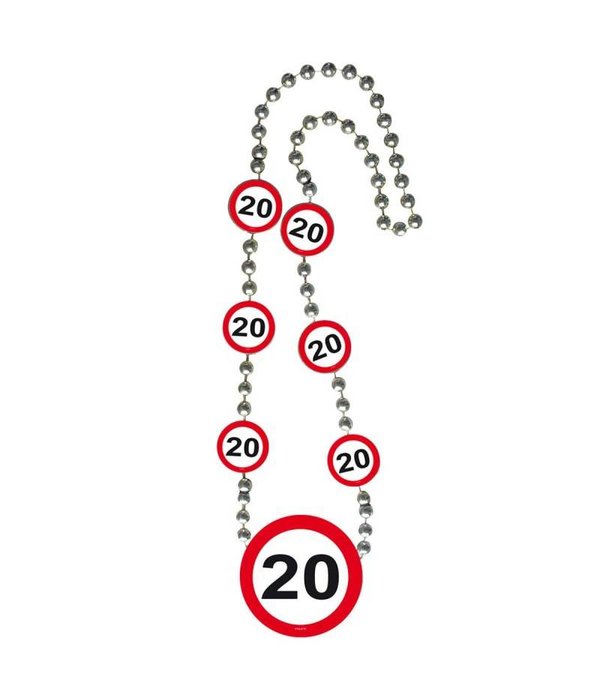 20 Jaar Verkeersbord Ketting
